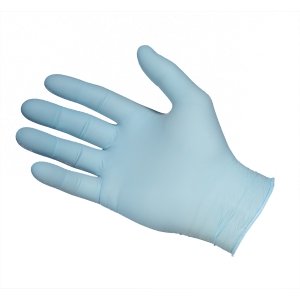 Nitrile  Soft  Gloves - Powder Free - Micro Textured  -  Blue - Small