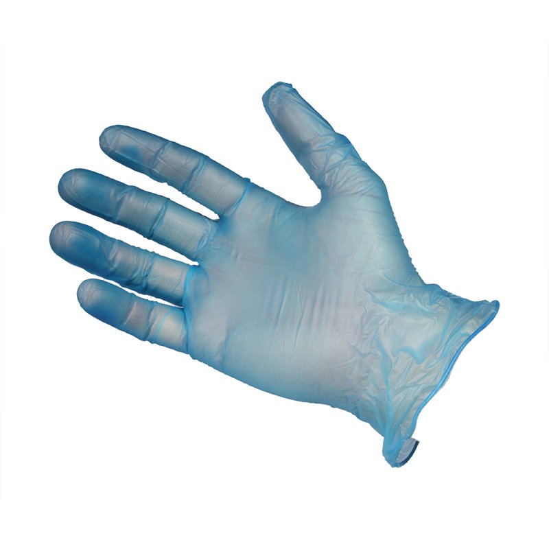 Vinyl Gloves - Blue - Powder Free - Small