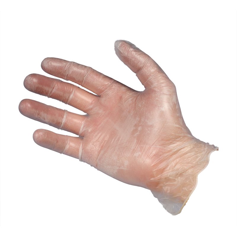 Vinyl Gloves - Clear - Lightly Powdered - Small